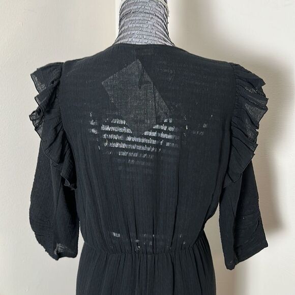 NWT!!  MASSCOB Gardiner ruffle-trimmed dress size L - Picture 7 of 15